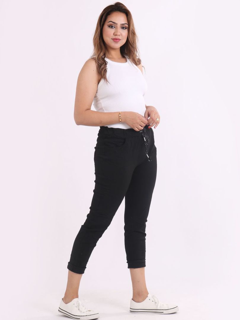 Riley Black Trousers 14-18 image 1